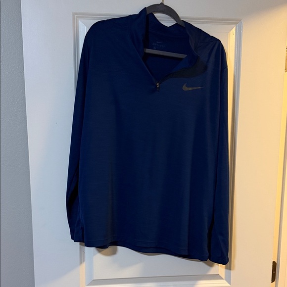 Nike Blue Long Sleeve Dri Fit Running Shirt - XL - Picture 1 of 1